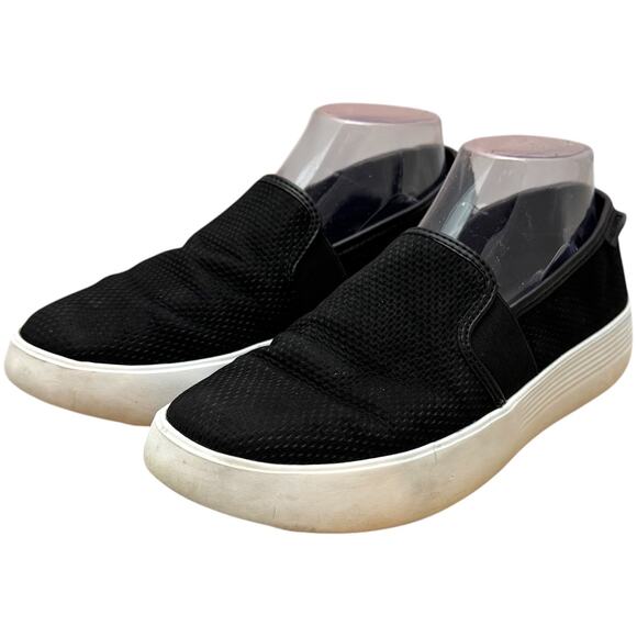 Cole Haan Grand OS Platform Perforated Slip On Sneaker Black 8.5 - Picture 1 of 12